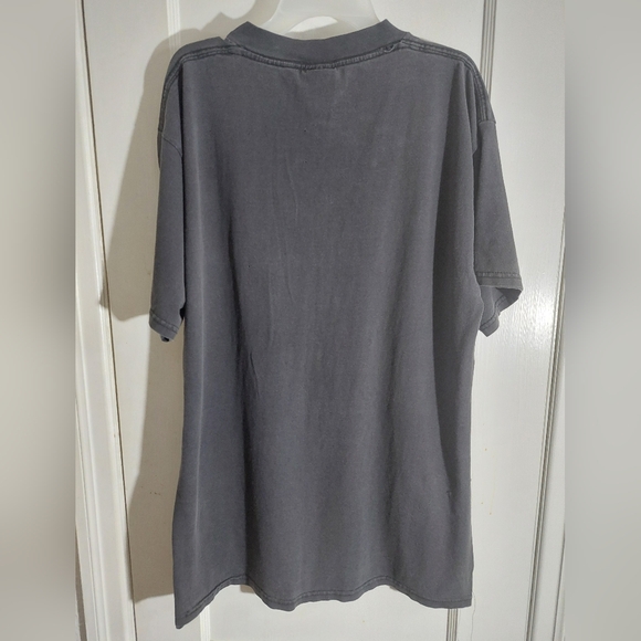 Vintage 90s Hard Rock Cafe Peace Sign Toronto Size L Grunge Distressed Alt Goth - Picture 6 of 7